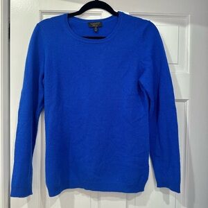 Charter Club 100% Cashmere Women's Sweater Size Medium in Royal Blue